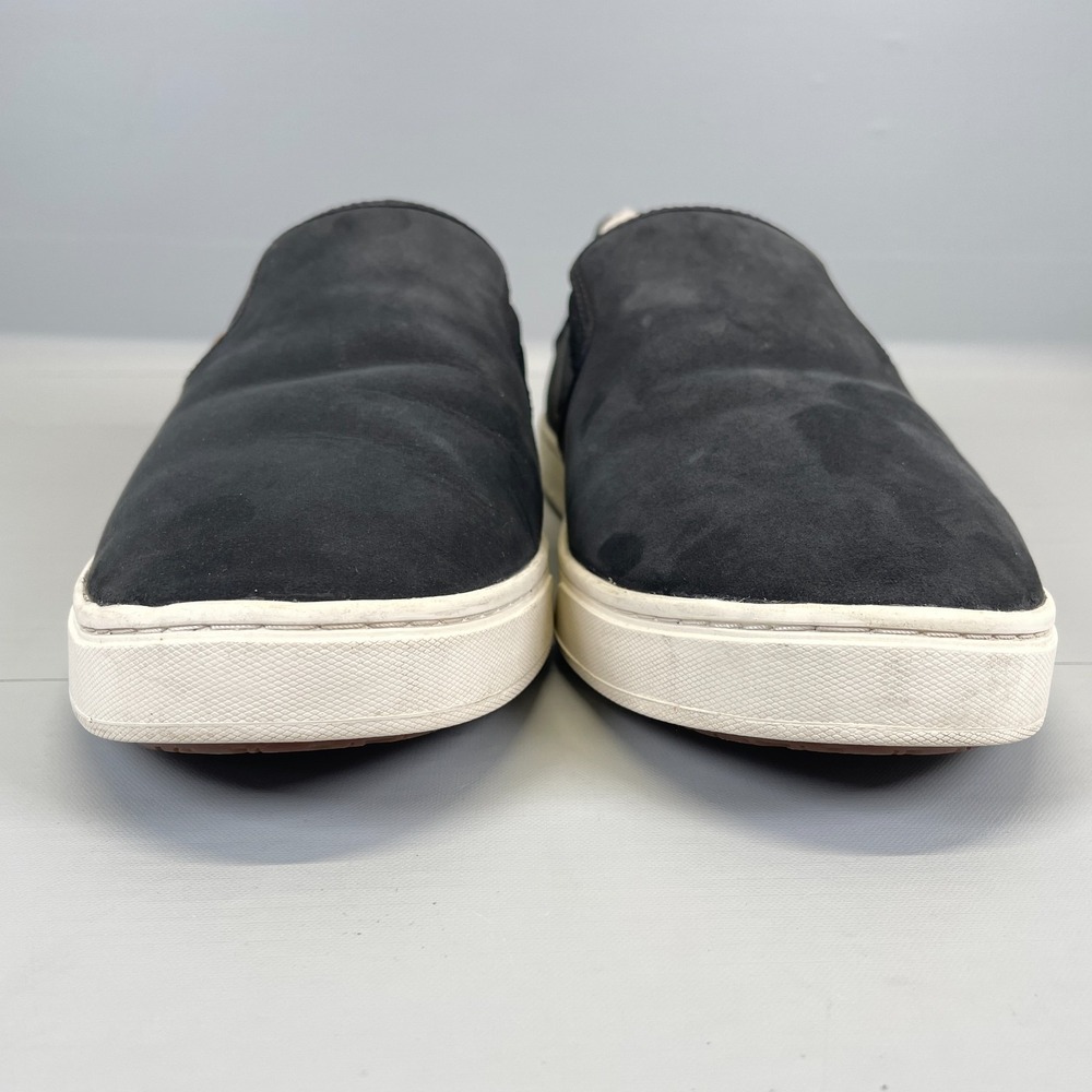 Olukai Pehuea Heu Shoes Womens Size 11 Black Nubuck Shearling Wool Lined Sneaker - Picture 3 of 10